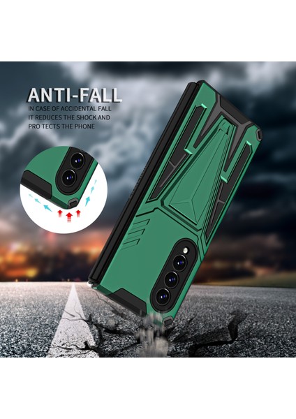 Pc + Tpu Samsung Galaxy Z Fold4 5g Koyu Yeşil Için Telefon Kılıfı (Yurt Dışından) fırsatları