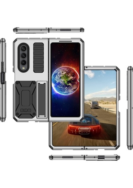 Galaxy Z Fold4 Tpu Telefon Kılıfı - Sarı (Yurt Dışından)