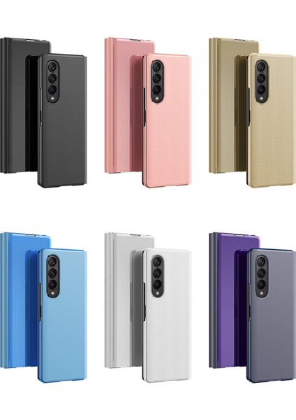 Galaxy Z Fold4 5g Deri Telefon Kılıfı - Siyah (Yurt Dışından) fiyatları