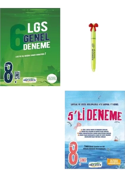 LGS 8. Sınıf 6'lı Genel Deneme ve 5'li Genel Deneme