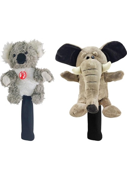 2 Adet Peluş Hayvanlar Sürücü Başlık (Yurt Dışından)