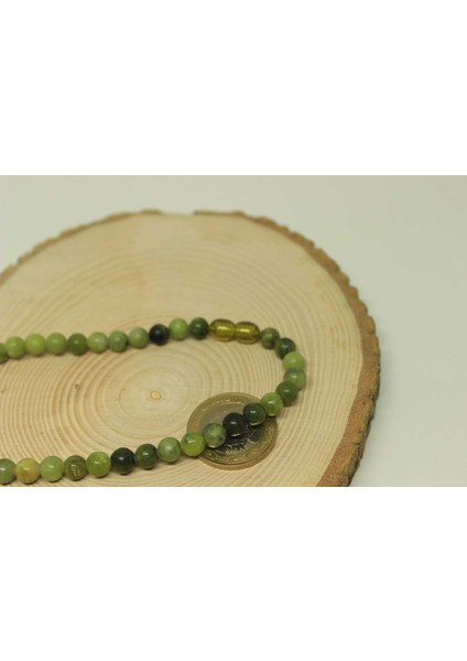 Yeşim Taşı Kolye 6mm (Klipsli) fiyatları