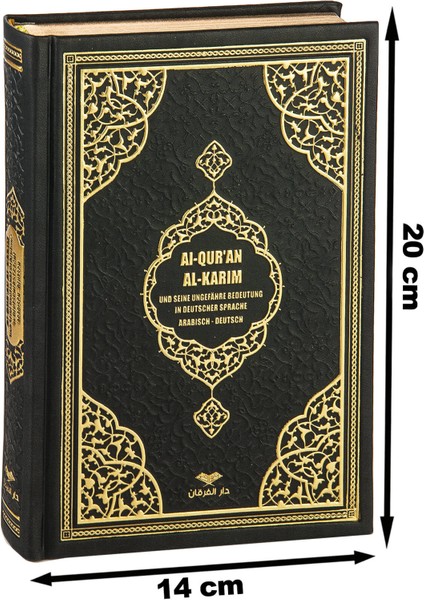 Almanca Mealli Kuran - Siyah fiyatları
