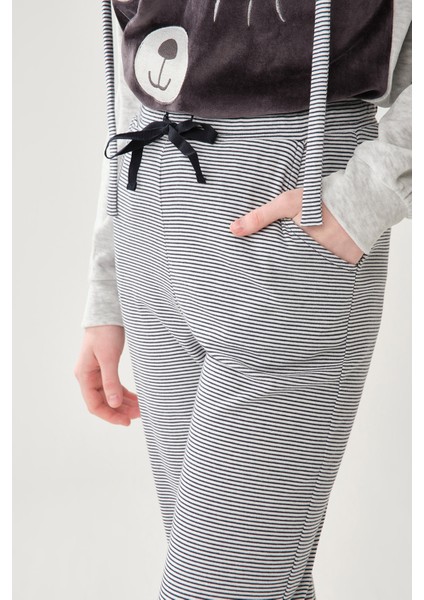 Lacivert Pijama Alt