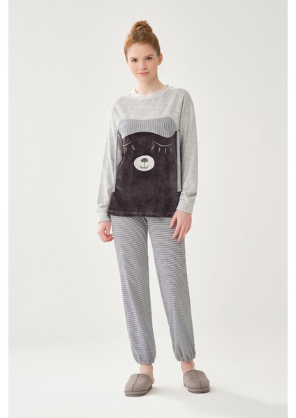 Lacivert Pijama Alt