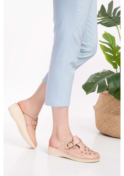 Ortopedik Deri Sabo Terlik YPRK.510 - Pembe - 42 fiyatları