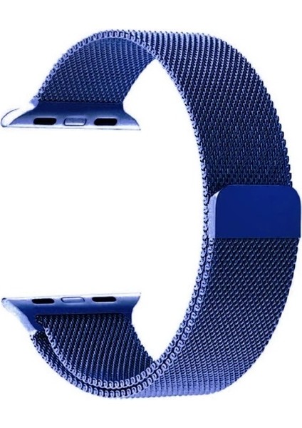 Apple Watch Seri 9 8 7 6 5 4 3 Se / Ultra 42-44-45-49 MM Ebatlar İçin Milano Loop Çelik Örme Kordon modelleri