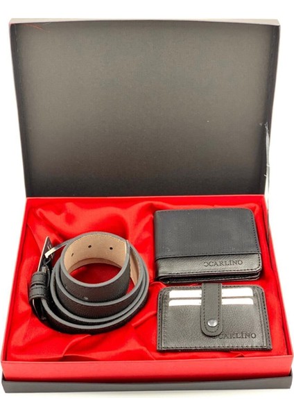 Sema Aksesuar Carlino Cüzdan Kemer Kartlık Set Erkek TYC00092043904
