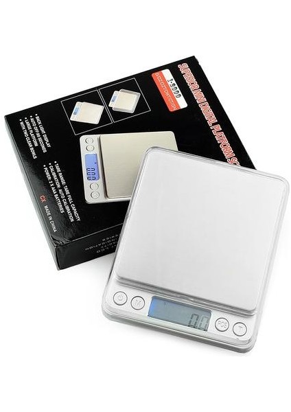 Mini Cep Dijital Mutfak Ölçekler 0.01 x 500G Gümüş Sikke Altın Takı Ağırlık Dengesi LCD Elektronik Dijital Ölçekli Denge Ölçeği (Yurt Dışından)