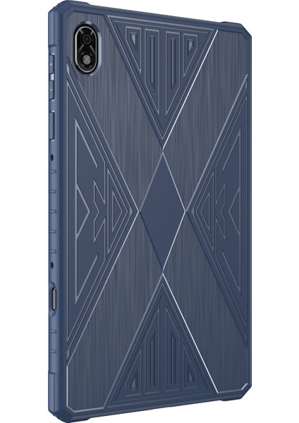 Lenovo Legion Için YY700 Oyun Fırçalı Doku Şok Geçirmez Tpu Tablet Kılıfı (Gri) (Yurt Dışından)