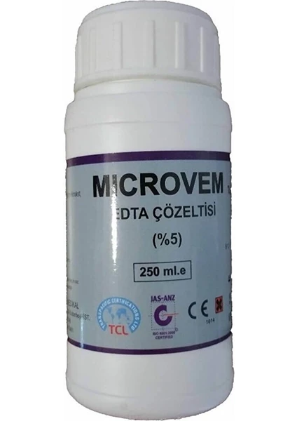 Mıcrovem Edta Çözeltisi %5 Solüsyon 250 ml