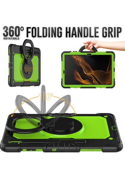 Samsung Galaxy Tab S8 / S7 Bilezik Tutucu Silikon Pc Tablet Kılıfı (Koyu Mavi) (Yurt Dışından) modelleri