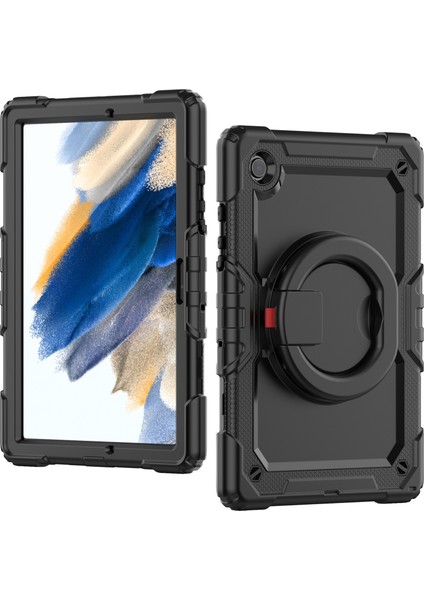 Samsung Galaxy Galaxy Tab A8 Bilezik Tutucu Silikon Pc Tablet Kılıfı (Renkli Kırmızı) (Yurt Dışından) fiyatları