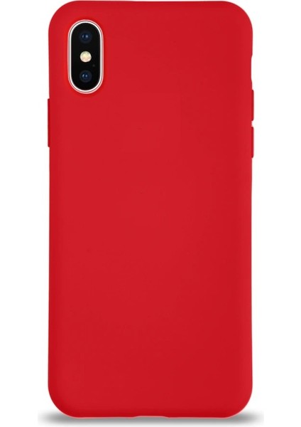 Apple iPhone Xr Kılıf Lansman Silikon Mat Yüzey Içi Kadife Kapak Tpu