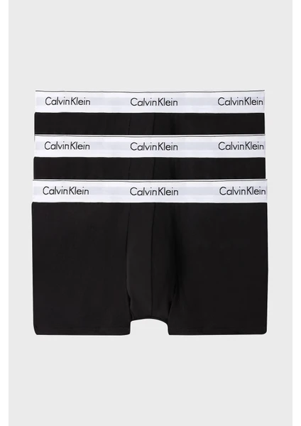 Calvin Klein Pamuklu Esnek 3 Pack Boxer Erkek Boxer 000NB2380A 001