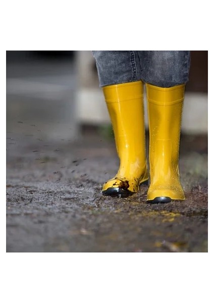 Pvc Lastik Sarı Uzun Çizme Merdane Çizmesi fiyatları