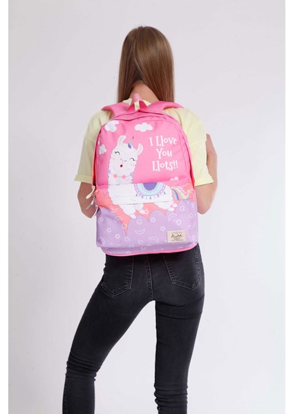 Layer Sırt Çantası Love Lama K1394
