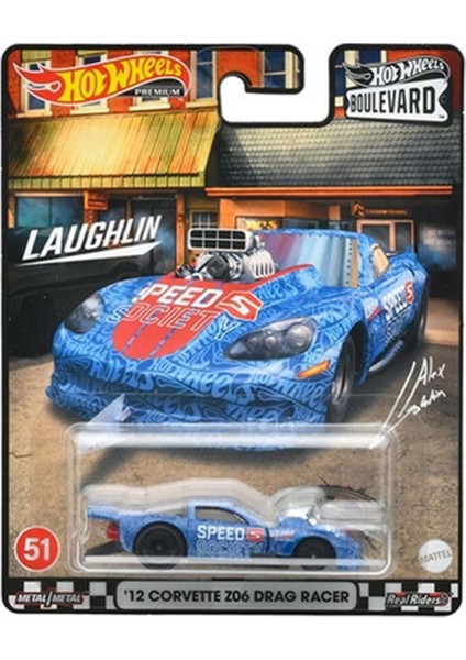 Hot Wheels Boulevard Premium 12 Corvette Z06 Drag Racer