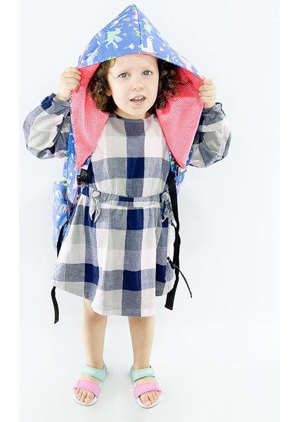 Back To School Unicorn Çıkabilir Kapüşonlu Sırt Çantası