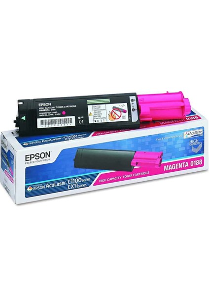 C1100 / CX11 C13S050188 Kırmızı Lazer Toner  4.000 Sayfa