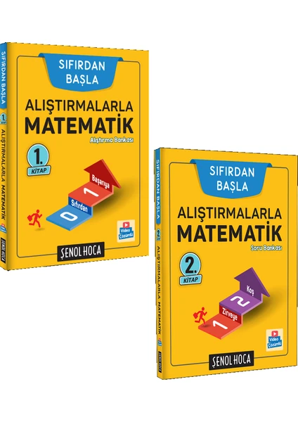 Şenol Hoca Yayınları Sıfırdan Başla Alıştırmalarla Matematik 2 Kitap Set - Şenol Hoca Yayınları