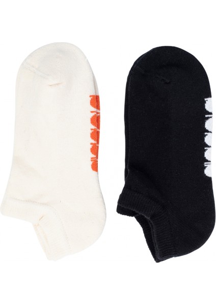 2 Pack Ankle Socks W Krem Renk Siyah Kadın 2li Çorap - D202015-976