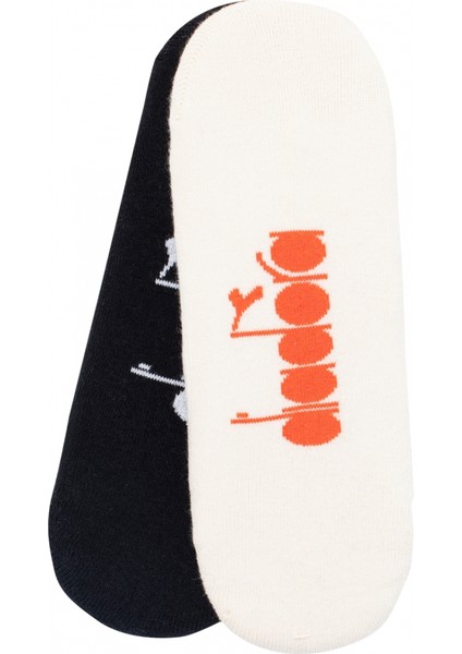 2 Pack No Show Socks W Krem Renk Siyah Kadın 2li Çorap - D202016-976 modelleri