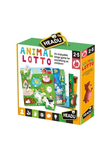 Hayvan Lotosu Puzzle (Anımal Lotto Montessorı (2-5 Yaş)