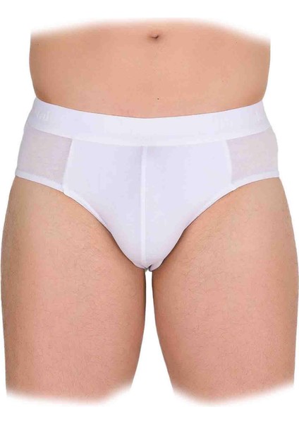 4406 Erkek Modal Kalın Bel Lastikli Slip Külot