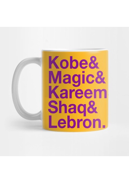 Los Angeles Lakers Efsaneleri Kupa Bardak