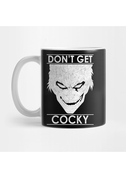 Don't Get Cocky - Zebra Kupa Bardak