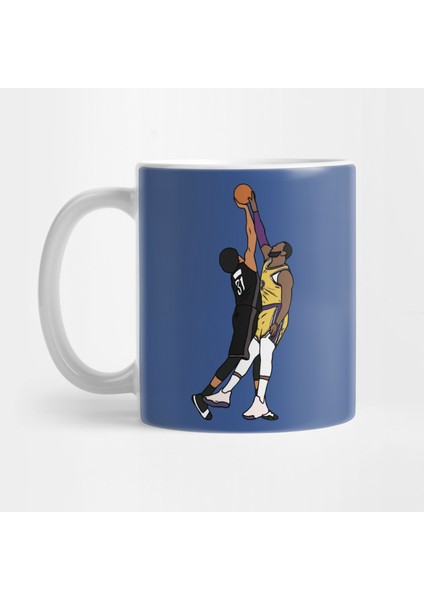 Jarrett Allen Lebron James'ı Blokluyor Kupa Bardak
