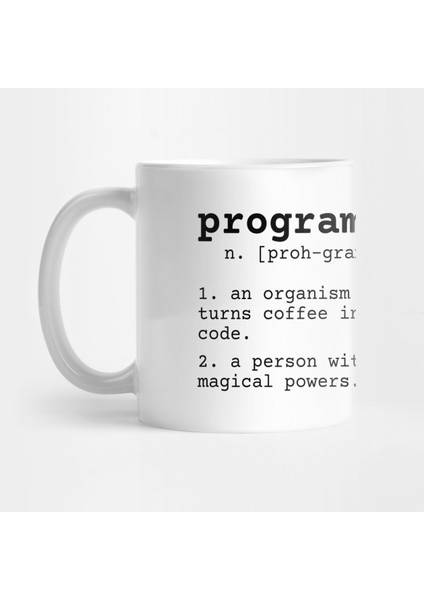 Programcı Sözlük Anlamı Kupa Bardak