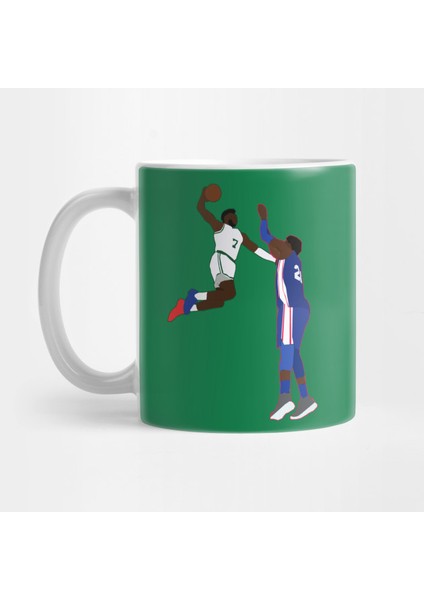 Jaylen Brown'ın Joel Embiid Üzerinden Smacı Kupa Bardak