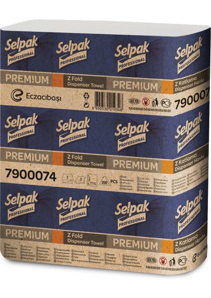 Premium Z Katlı Dispenser Havlu 200yp 20li fiyatları