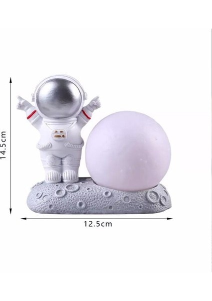 Dekoratif Astronot Ay Işığı Gece Lambası modelleri