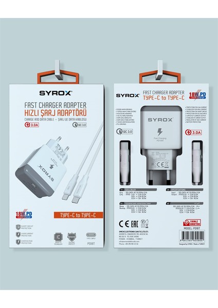 Airpods Için Kablosuz Şarj Kutusu Airpods Uyumlu Hızlı Şarj Aleti 18W Usb-C Güç Adaptörü