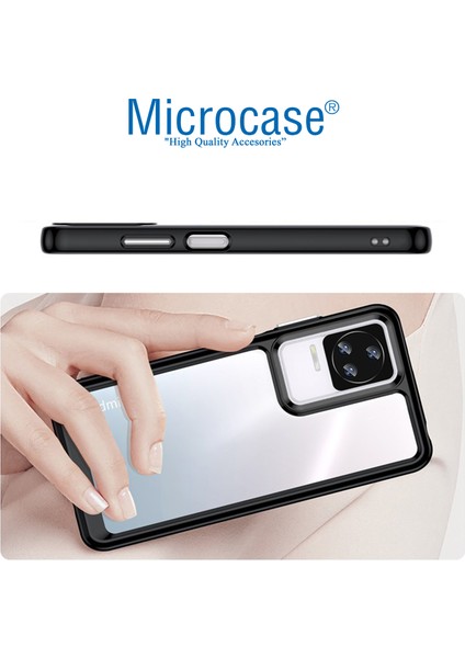 Xiaomi Poco F4 Shield Serisi Darbeye Dayanıklı Köşe Korumalı Yarı Esnek Plastik Tpu Kılıf - Siyah modelleri