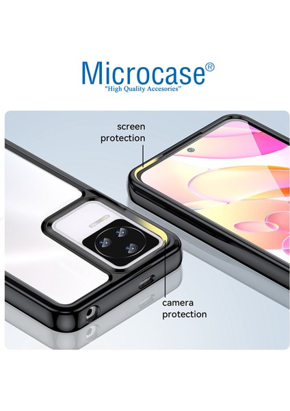 Xiaomi Poco F4 Shield Serisi Darbeye Dayanıklı Köşe Korumalı Yarı Esnek Plastik Tpu Kılıf - Siyah fırsatları