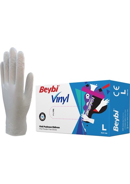 İş Eldiveni Muayene Vinil Pudrasız Şeffaf fiyatları