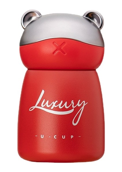 Lovehome 120ML Sevimli Küçük Ayı Su Şişesi - Kırmızı (Yurt Dışından)