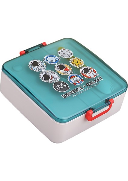 Lovehome Taşınabilir Öğrenci Bölünmüş Yemek Saklama Kabı - Beyaz (Yurt Dışından)