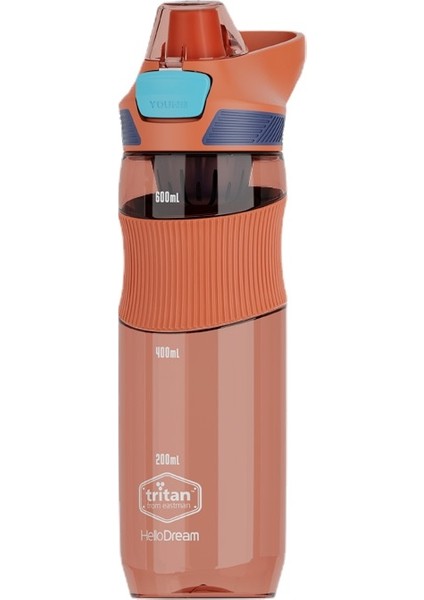 Lovehome 650ML Su Matarası - Turuncu (Yurt Dışından)