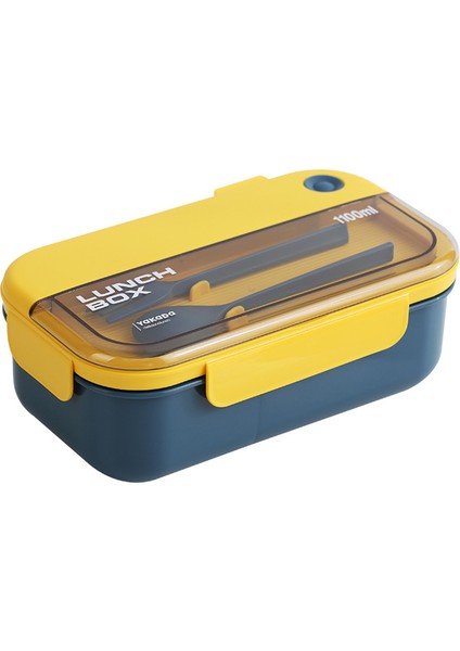 Lovehome Taşınabilir Plastik Yemek Saklama Kabı - Mavi (Yurt Dışından)