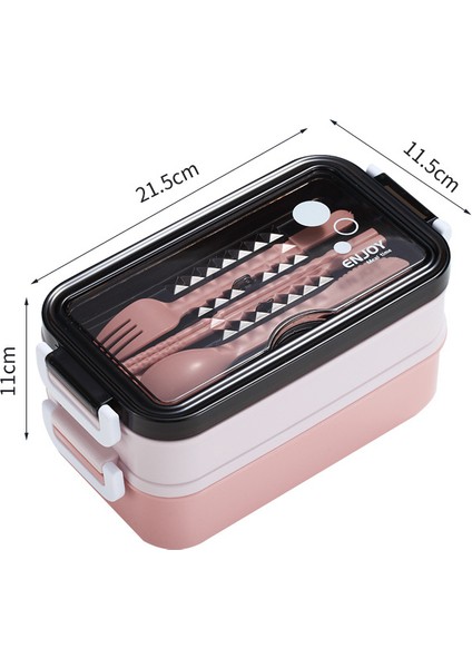Lovehome Taşınabilir Büyük Kapasiteli Çift Katmanlı Yalıtımlı Yemek Saklama Kabı - Pembe (Yurt Dışından) fiyatları