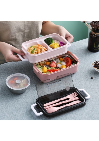 Lovehome Taşınabilir Büyük Kapasiteli Çift Katmanlı Yalıtımlı Yemek Saklama Kabı - Pembe (Yurt Dışından) modelleri