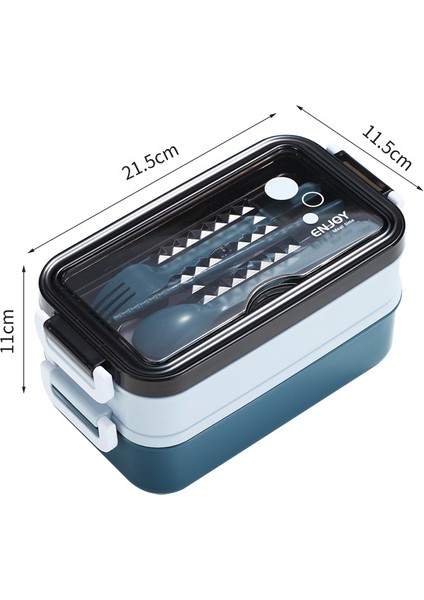 Lovehome Taşınabilir Büyük Kapasiteli Çift Katmanlı Yalıtımlı Yemek Saklama Kabı - Mavi (Yurt Dışından) fiyatları