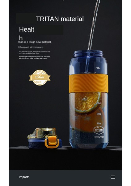 Lovehome 1.6l Su Matarası - Mavi (Yurt Dışından) indirimleri