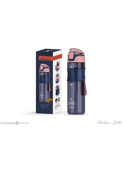 Lovehome 650ML Su Matarası - Koyu Mavi (Yurt Dışından) fiyatları
