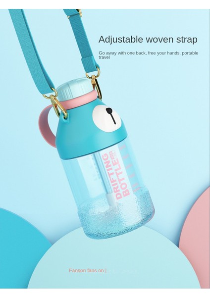 Lovehome 1050ML Figürlü Su Matarası - Mavi (Yurt Dışından) fiyatları